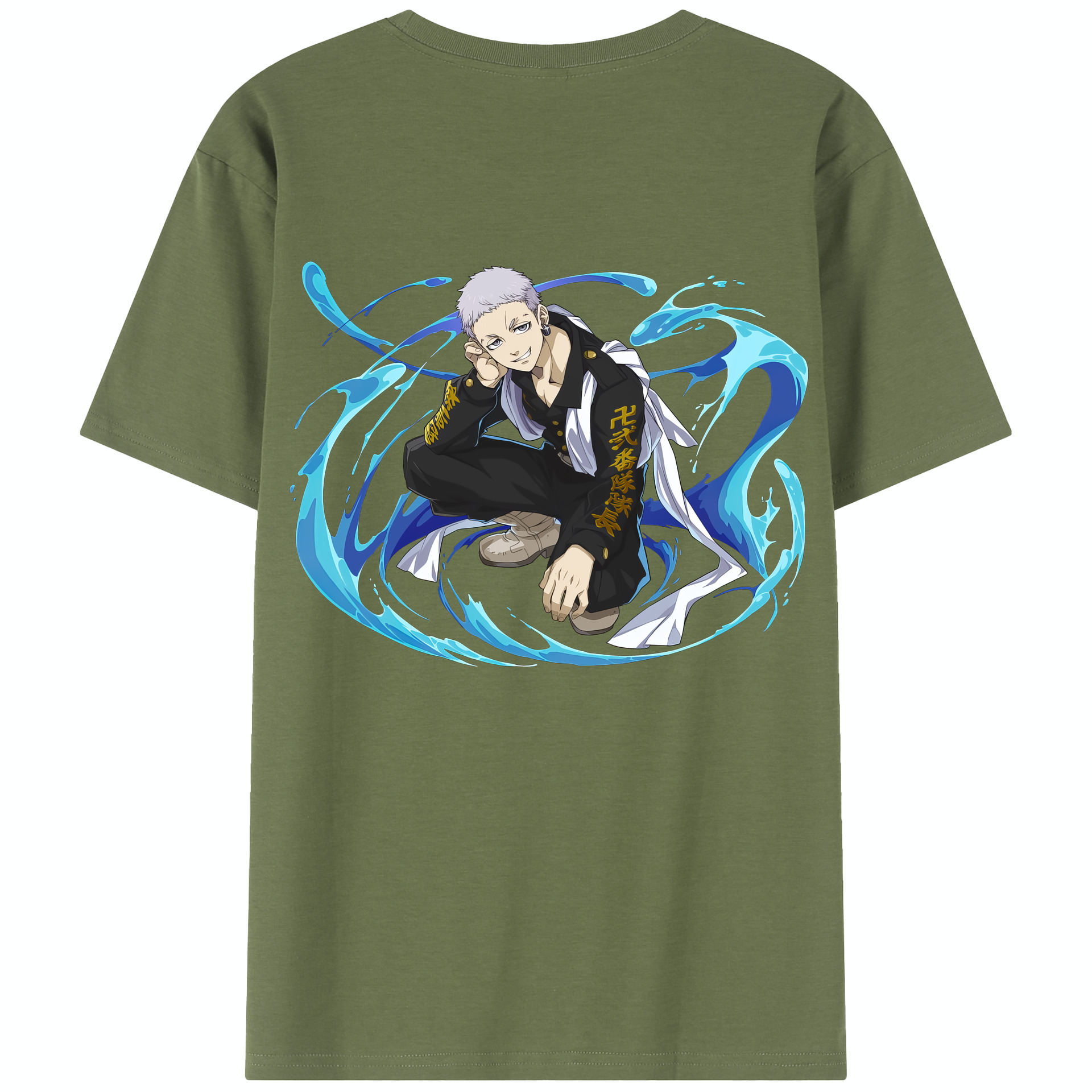 （画像用） 東京リベンジャーズ Tokyo Revengers 綿100％半袖Tシャツ（背面プリント）